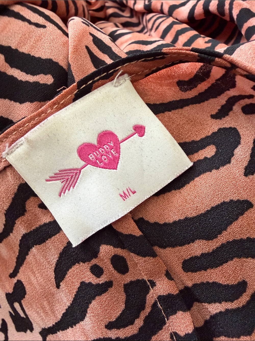 Buddy Love Alix Madi Length Duster/Kimono in Siberian Tiger, M/L - Picture 5 of 13